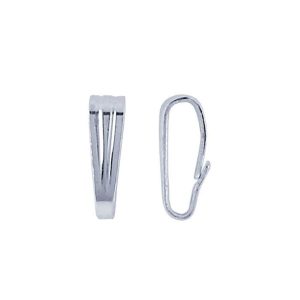 Sterling Silver Snap-on Pendant Bail